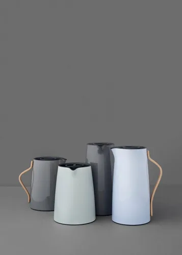 Vista 3 de Stelton Emma - Jarra de té al vacío, tetera aislada de plástico con tapa e inserto térmico de acero inoxidable para bebidas calientes, diseño