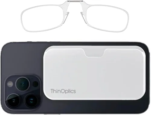 Vista 15 de Always With You by ThinOptics Classic Readers + Attachable Glasses Case Funda negra/marcos negros
