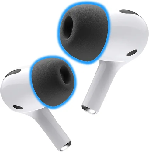 Vista 15 de Almohadillas de espuma viscoelástica Foam Masters para AirPods Pro 1ª y 2ª generación Cómodas Seguras Mejor cancelación de ruido Reemplazo