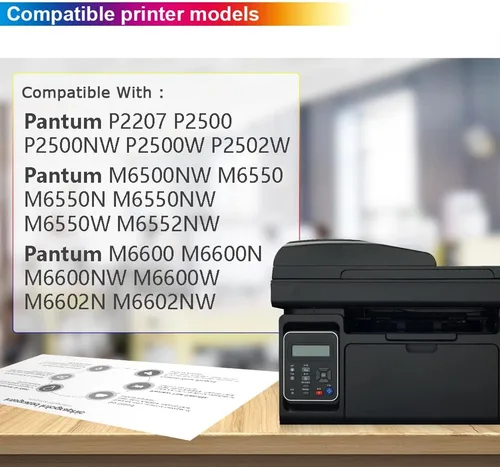 Vista 2 de Cartucho de tóner compatible PB-211 de repuesto para Pantum PB-211 PB-211EV Toner para Pantum P2502W M6552NW M6550 M6550NW M6600 M6600NW M6602NW