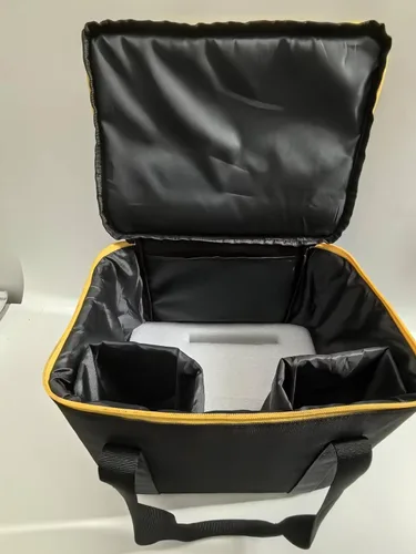 Vista 9 de Bolsa de herramientas universal para sierra circular DEWALT 20V MAX DCS391B/DCS565B, para Makita XSS02Z 18V Sierra Circular - Solo funda (negro)