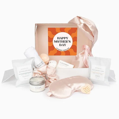 Vista 9 de Dear Ava Regalos de spa para mujeres Cuidado personal orgánico de lujo anti estrés relajante baño y cuerpo Kit de cesta para ella con tarjeta