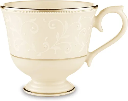 Vista 3 de Lenox Pearl Innocence Rimmed, Tazón de pasta/sopa, marfil