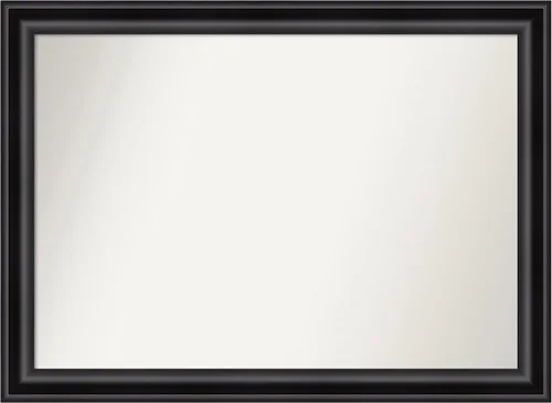 Vista 140 de Amanti Art Espejo personalizado, espejo de baño negro puente, espejo de pared o espejo de tocador de baño sobre el fregadero (26 x 26 pulgadas)