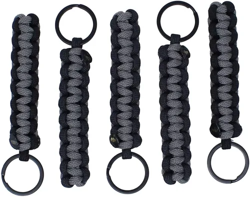 Vista 8 de BubbasGarageTv - Reversible Paracord Grab Handles for Jeep Wrangler - Charcoal Grey & Black - Pick Your Pairs