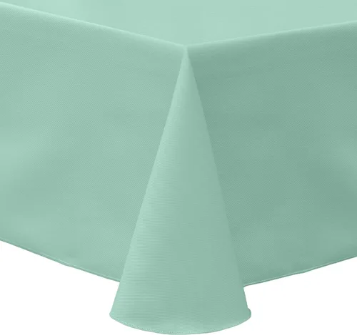 Vista 16 de ULTIMATE TEXTILE Mantel ovalado de sarga de polialgodón (72.0 x 118.1 in), color blanco