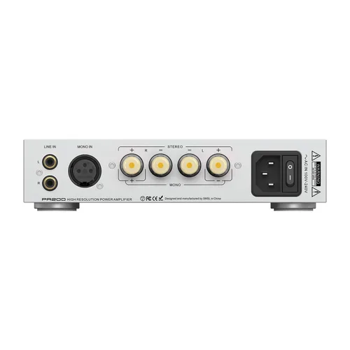 Vista 2 de SMSL VMV PA200 Amplificador de potencia infineon nuevo GaN FET, amplificador puro estéreo modo paso, chip PGA2311, entrada XLR mono modo AMP, salida