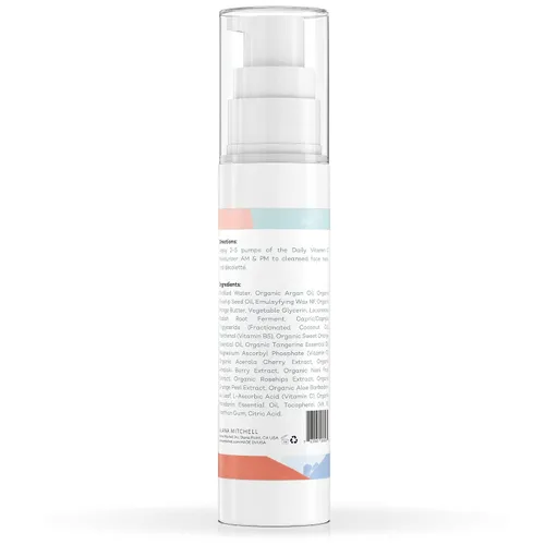 Vista 7 de Alana Mitchell Suero diario de vitamina C para la cara, hidratante facial para mujeres y hombres, suero facial antienvejecimiento con ingredientes