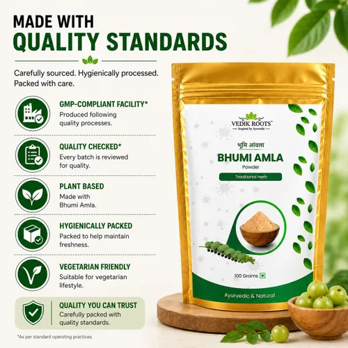 Vista 8 de Polvo orgánico Bhumi Amla – Rico en Vitamina C Antioxidante – Apoya la función inmune saludable 3.53 oz (paquete de 1)