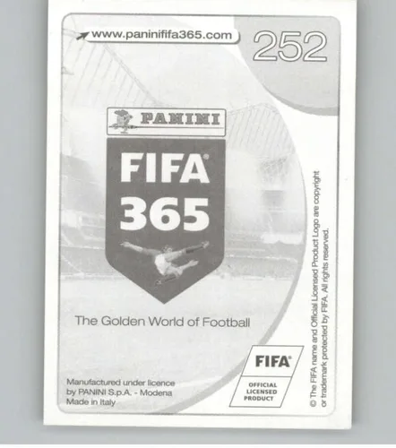 Vista 2 de 2016-17 Panini FIFA 365 Stickers #252 Ivan Perišić Inter Milan Official Soccer Album Sticker in Raw (NM or Better) Condition
