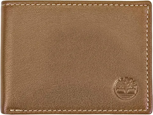 Vista 9 de Timberland Men's Leather Passcase Bifold Wallet Hybrid