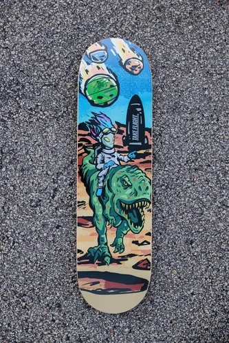 Vista 2 de TAKE Flight - Tabla de skate premium, 100% arce canadiense Hard Rock, niños y adultos