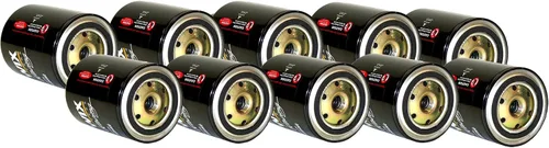 Vista 2 de Wix Racing - Juego de 10 filtros de aceite de motor para Alfa Romeo AmericanMotors Aston Martin Audi Chrysler DeSoto Dodge Ford IC Jeep Land Rover