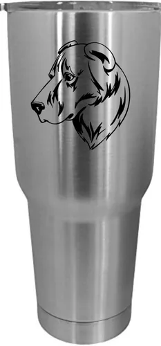 Vista 359 de Cairn Terrier - Vaso grabado con temática de perro, 30 onzas