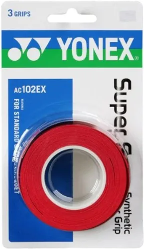 Vista 3 de YONEX Overgrip Super GRAP - Paquete de 3 unidades, tenis, bádminton, squash, selección