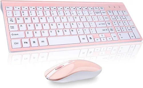 Vista 13 de cimetech EasyTyping KF10 - Combo de teclado y mouse inalámbricos, teclas de interruptor de tijera silenciosas, teclas que ahorran mano de obra