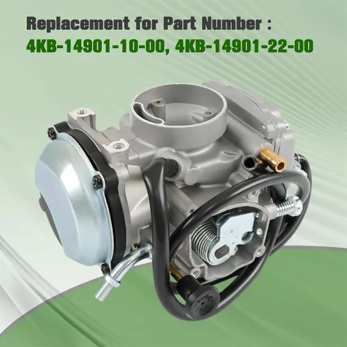 Vista 5 de ALL-CARB Repuesto de carburador para Yamaha Wolverine 350 YFM350FX YFM350 FX 4x4 1996-2005 Sustituye a 4KB-14901-10-00 4KB-14901-22-00
