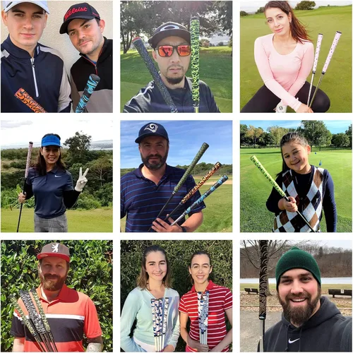 Vista 7 de ALIEN PROS Paquete de 6 cintas de envoltura de agarre de golf Cubic & Skull Mix - ReGrip en 1 minuto
