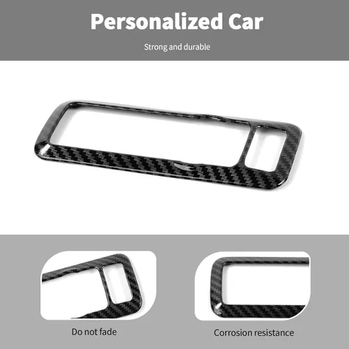 Vista 7 de Linskip Cubierta de control de faro compatible con Ford Bronco Sport 2021-2026, cubierta del panel del interruptor de los faros delanteros