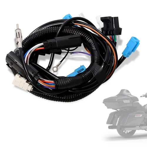 Vista 9 de Kit de Arnés de Cableado de Paquete de Equipaje de Gira del Maletero compatible con Harley Touring, Road Glide, Road King, Electra y Street Glide