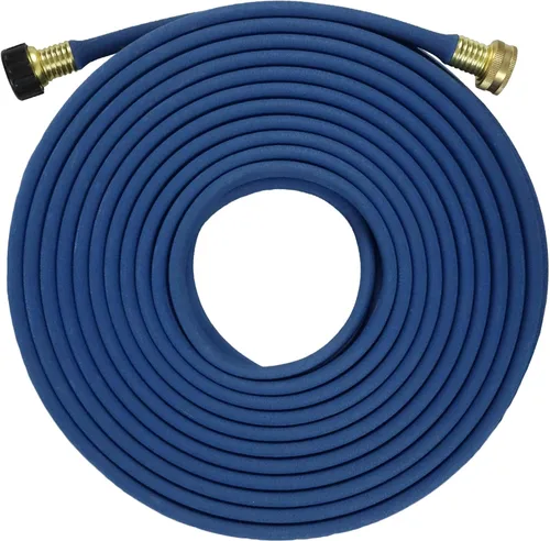 Vista 12 de Manguera de remojo de goma resistente de 1/2 pulgada x 25 pies, manguera de agua de goteo con 70% de ahorro de agua, perfecta para camas de flores