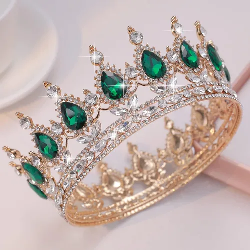Vista 3 de Kamirola - Coronas para mujer con coronas y tiaras TR12