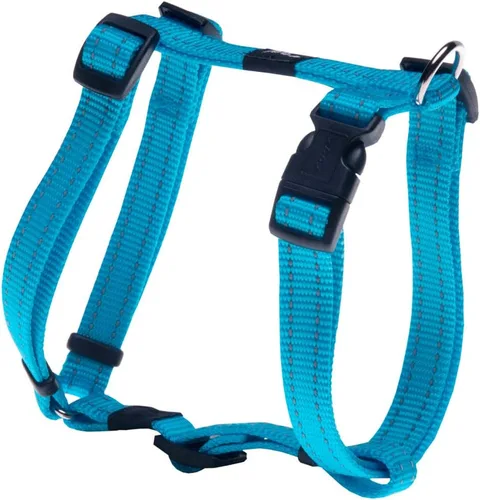 Vista 9 de Arnés reflectante ajustable para perros pequeños a medianos; collar y correa a juego disponibles, negro