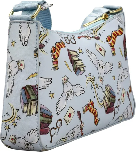 Vista 4 de Juego de bolsos y monederos de Harry Potter, Azul Patchwork, osfa