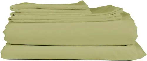 Vista 21 de Juego de sábanas Crescent Bedding de 100% algodón, extralargas, suaves y cómodas para cama de dos plazas
