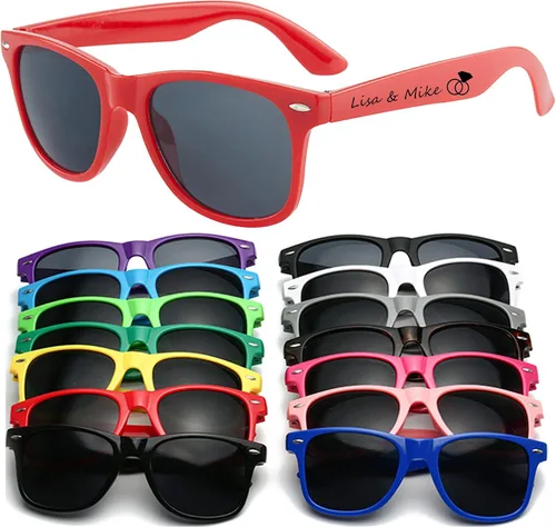 Vista 11 de Gafas de sol de boda personalizadas, gafas de sol personalizadas para invitados, cumpleaños y despedida de soltero