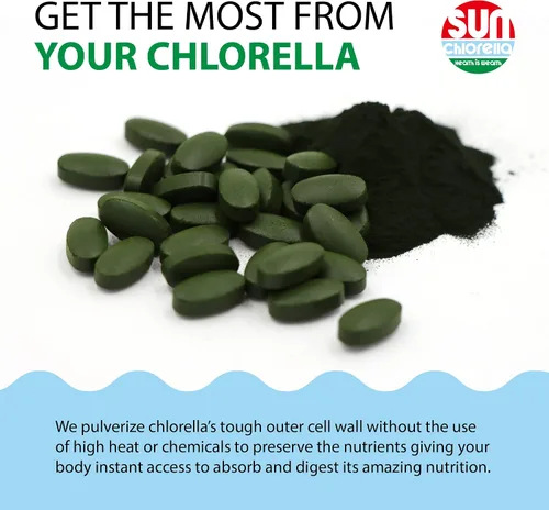 Vista 4 de Sun Chlorella 500 mg 120 comprimidos..., 029918015111, 1, 1