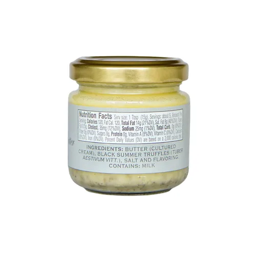 Vista 2 de Mantequilla de trufa negra, trufa de Umbría, 2.8 oz (80 g) - Mantequilla gourmet - Importada de Italia