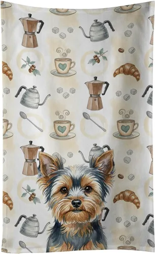 Vista 208 de Caroline's Treasures Afghan Hound - Toalla de cocina para barra de café, terciopelo frontal y lazo de algodón, lavable a máquina Sabueso afgano