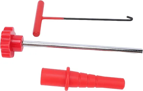 Vista 9 de Quick Change Tire Valve Tool Kit, Valve Stem Core Replacement Installation Tool with T Shape Hook for Cars ATVs Trucks Light Trailers Using TR413
