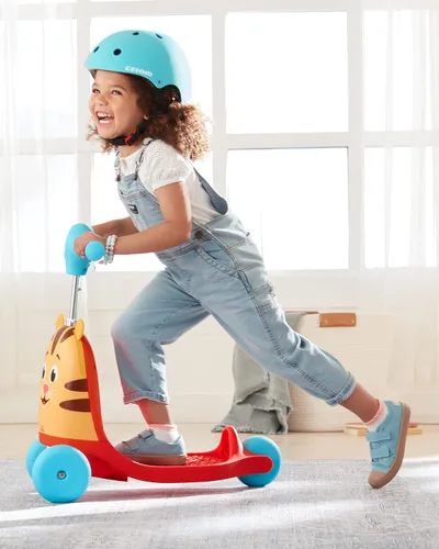 Vista 7 de Skip Hop Andador de actividad con empuje 3 en 1 para bebés a scooter para niños pequeños, Daniel Tiger