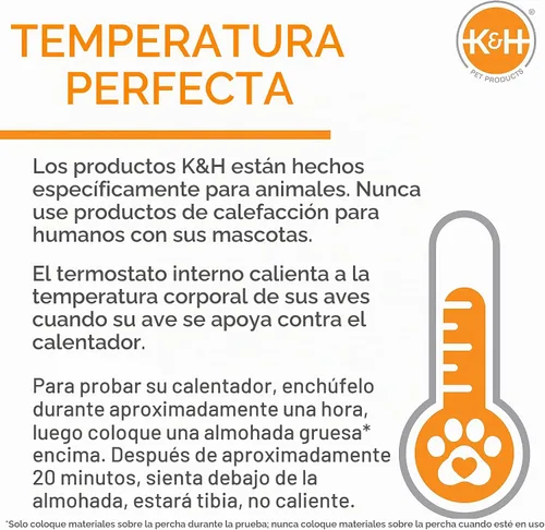 Vista 6 de K&H Manufacturing Snuggle Up calentador de aves, color gris, Gris