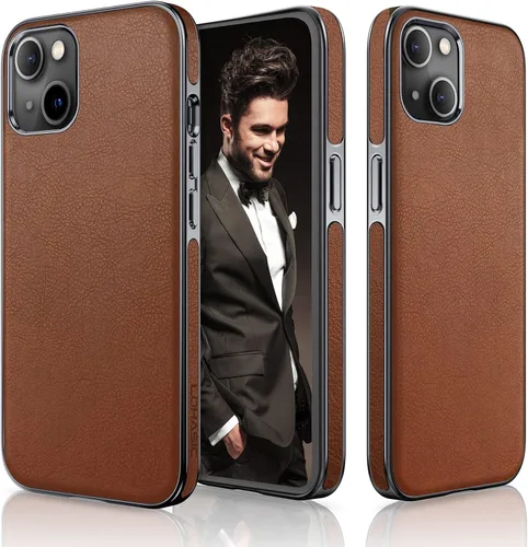 Vista 31 de LOHASIC Funda de piel diseñada para iPhone 13, funda clásica de lujo, suave, antiarañazos, a prueba de golpes, compatible con iPhone 13 de 6.1