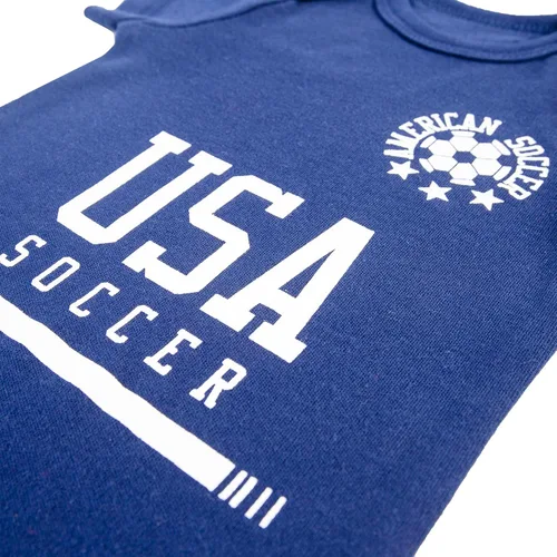 Vista 3 de Mameluco de fútbol americano para bebés recién nacidos, camiseta de fútbol americano para niñas, traje de fútbol infantil y camiseta de fútbol