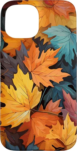 Vista 6 de Colorful Leaves Otoño y Otoño Tema, Otoño Color Funda para iPhone 17