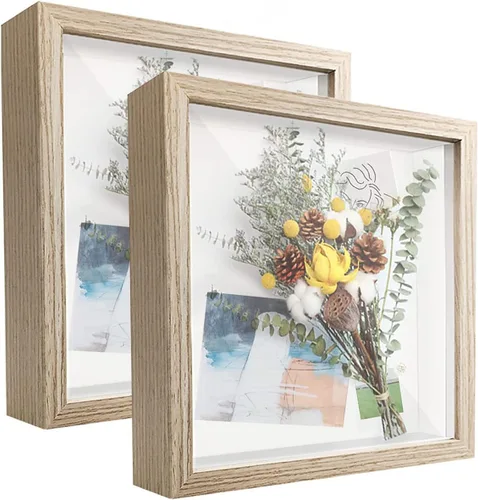 Vista 19 de Caja expositora pequeña de 4 x 6 pulgadas, vitrina para recuerdos, medallas, recuerdos de boda, manualidades, entradas y fotos