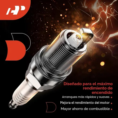 Vista 8 de A-Premium Paquete de 4 bujías iridio compatibles con Toyota Corolla, Prius, Yaris, 4Runner, Tacoma y Hyundai Elantra y Subaru Forester y Honda