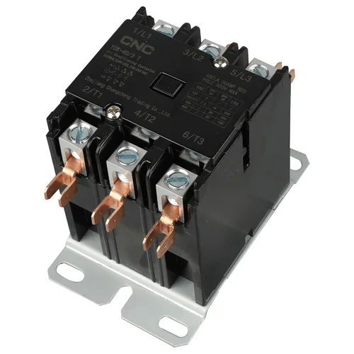 Vista 6 de CNC 1 Poles FLA 25 Amp Coil 24V AC Air Conditioner Condenser Compressor Contactor AC Definite Purpose Contactor