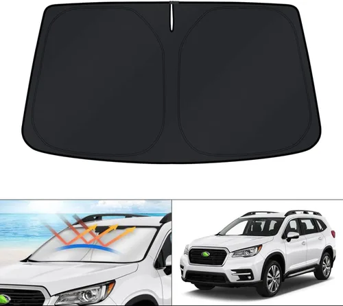 Vista 162 de KUST Parasol para parabrisas para BMW X1 F48 2016, 2017, 2018, 2019, 2020, 2021, 2022, accesorios de ajuste personalizado, parasol plegable