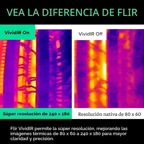 Vista 4 de FLIR One - Cámara de Imágenes térmicas para teléfonos inteligentes Android (USB-C), Super Resolución 240x180 (IR nativa 80x60)