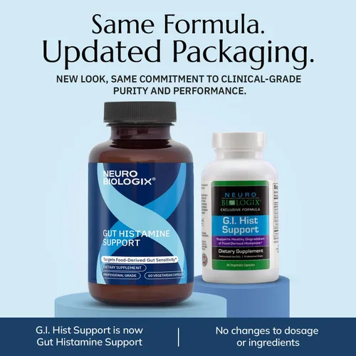 Vista 2 de Neurobiologix Suplemento de histamina intestinal, NAC y quercetina, 60