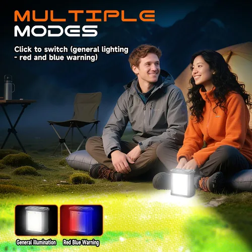 Vista 4 de Linterna frontal LED dividida recargable de alta potencia, con cargador y diseño impermeable, batería de larga duración, adecuada para caza, correr