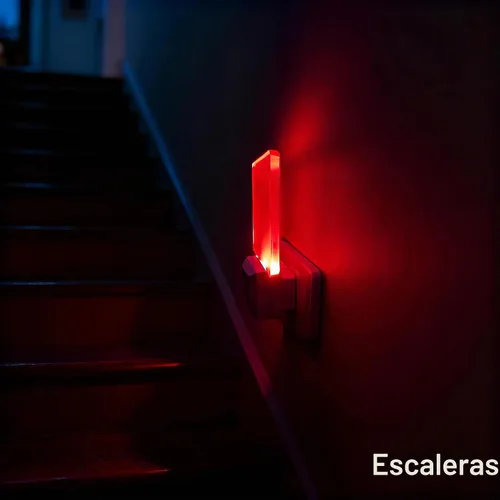 Vista 8 de Paquete de 2 luces nocturnas rojas enchufables, 0.5 W con sensor