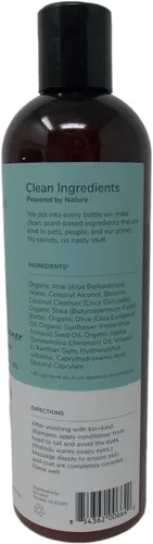 Vista 4 de Kin and Kind - Champú y acondicionador natural para perros y gatos, champú de avena y lavanda, acondicionador hidratante de manteca de karité sin