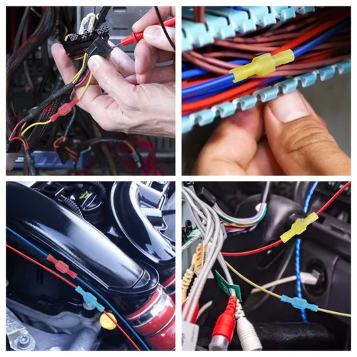 Vista 2 de TICONN Kit de conector de pala de nailon, conectores de alambre de crimpado