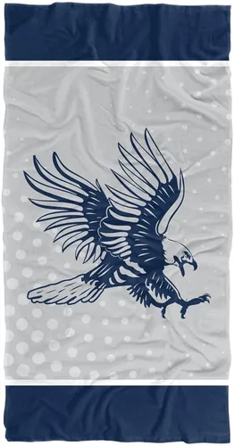 Vista 72 de LOGOVISION Manta Abilene Christian University, 30x60 Logo Dots CottonFront/PolyBackBeachTowel